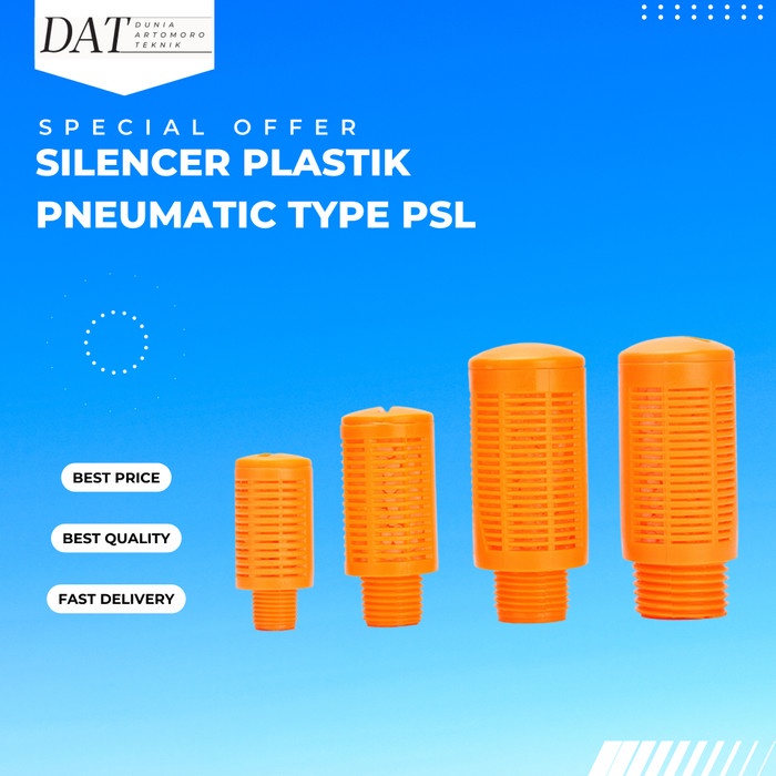 Terlaris Psl Fitting Silencer Angin Plastik Pneumatic
