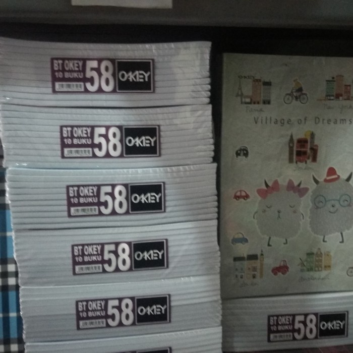 

Terlaris Buku Tulis Okey Isi 58 Lembar 1 Pack Isi 10 Pcs