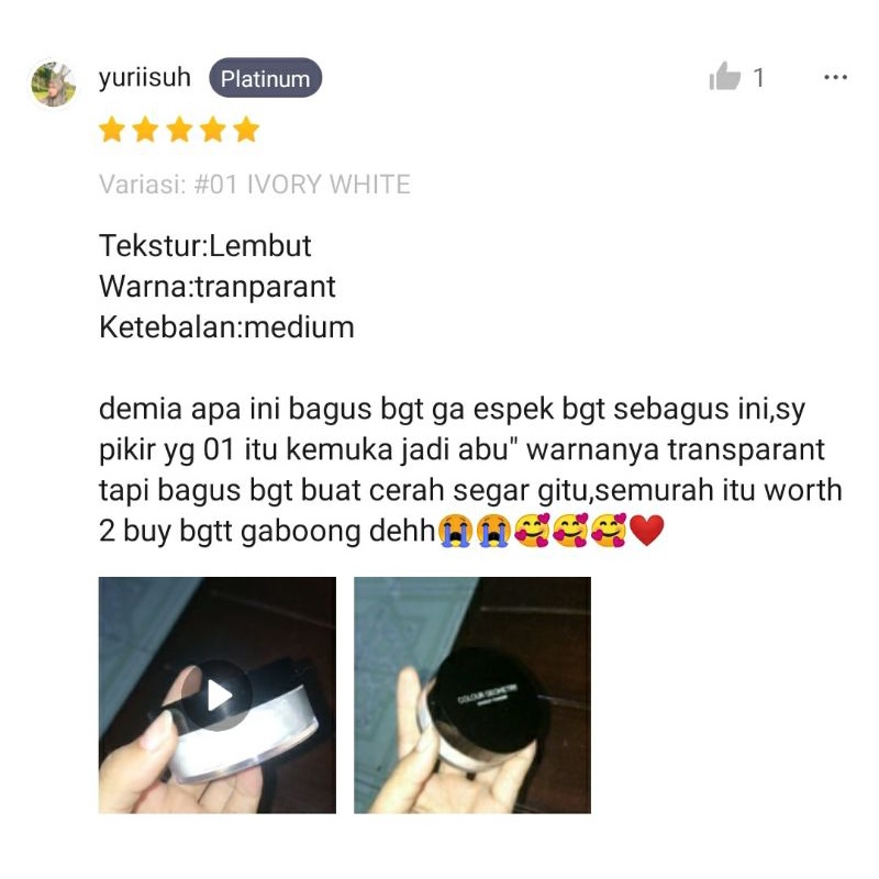 BEDAK TABUR LAMEILA COLOUR GEOMETRY | PENGONTROL MINYAK WAJAH