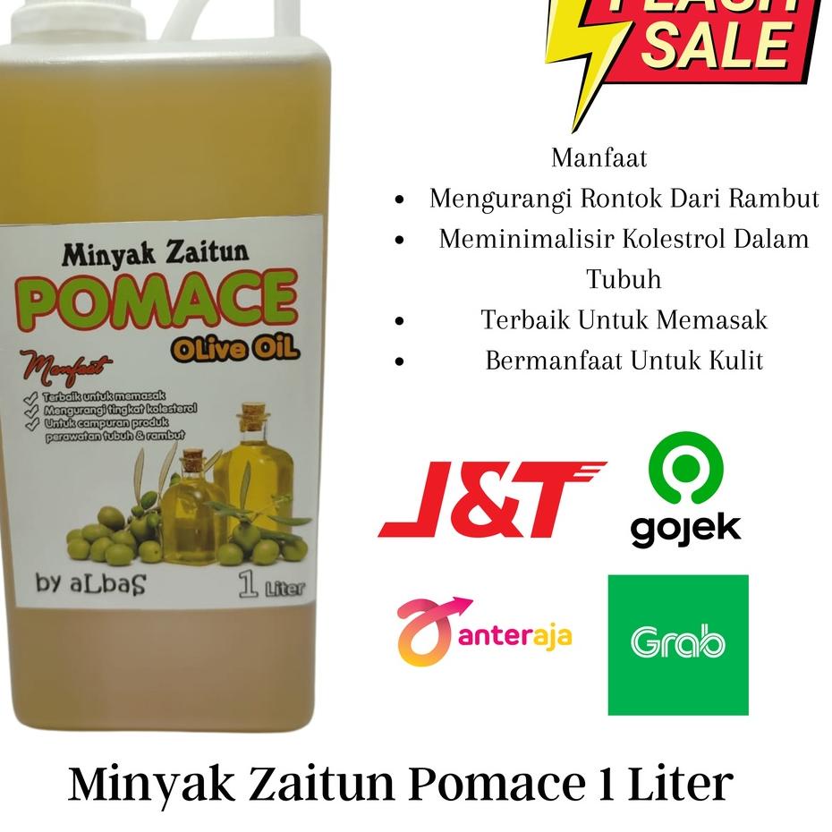 

Dijual Pomace Olive Oil / Minyak Zaitun Pomace 1 Liter Terbaik memasak menumis menggoreng aLBaS