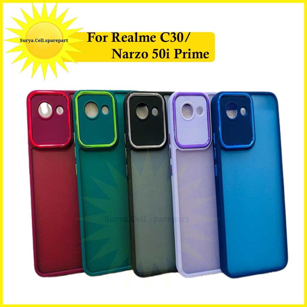 Case Premium Hybrid Chrome Realme C30 C31 C33 C35 Realme 2 Pro