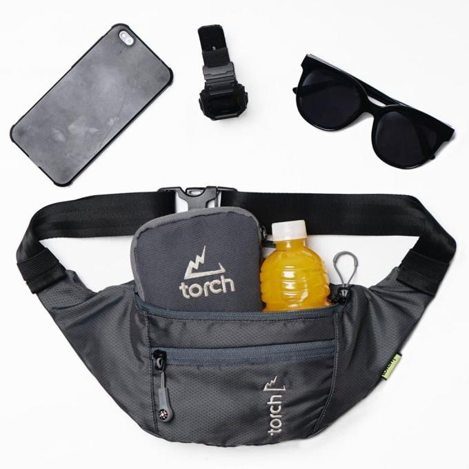 WAIST BAG TORCH / TAS PINGGANG / TAS SELEMPANG PRIA TORCH HAMURA