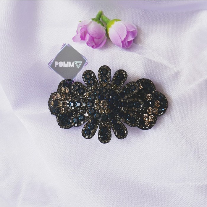 Terlaris Clip Jepit Rambut Model Bunga - Jepit Rambut Kristal - Cepol Rambut Premium