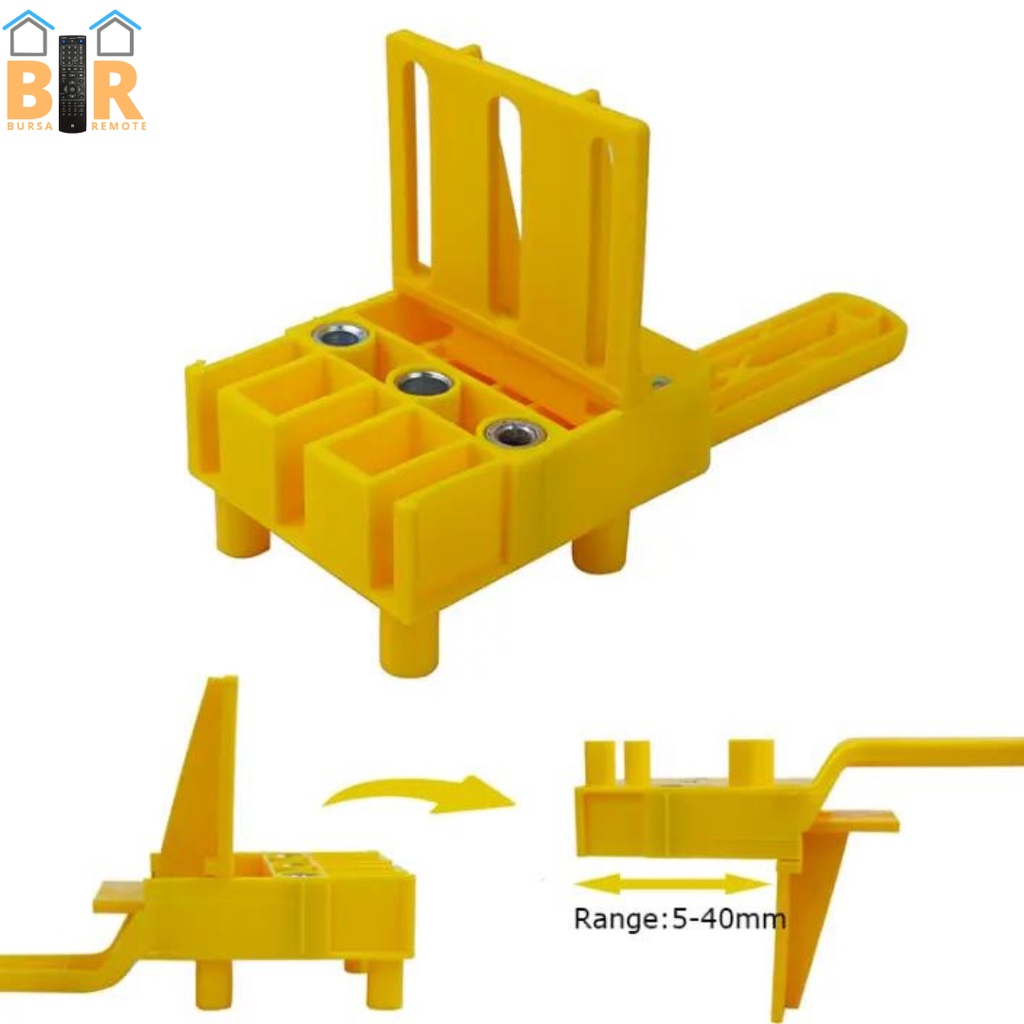 Dowelling Jig Alat Pelubang Penyambung Papan Sambungan Kayu Dowel Plywood Drill Guide Jointer 6 8 10 MM