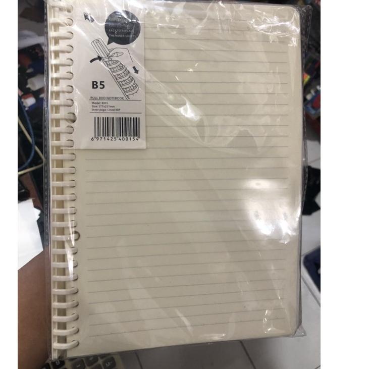 

Buy here map binder looseleaf transparan ring putih B5 atau a5 kokuyo style ring putih gading wengu 7001 atau 8001
