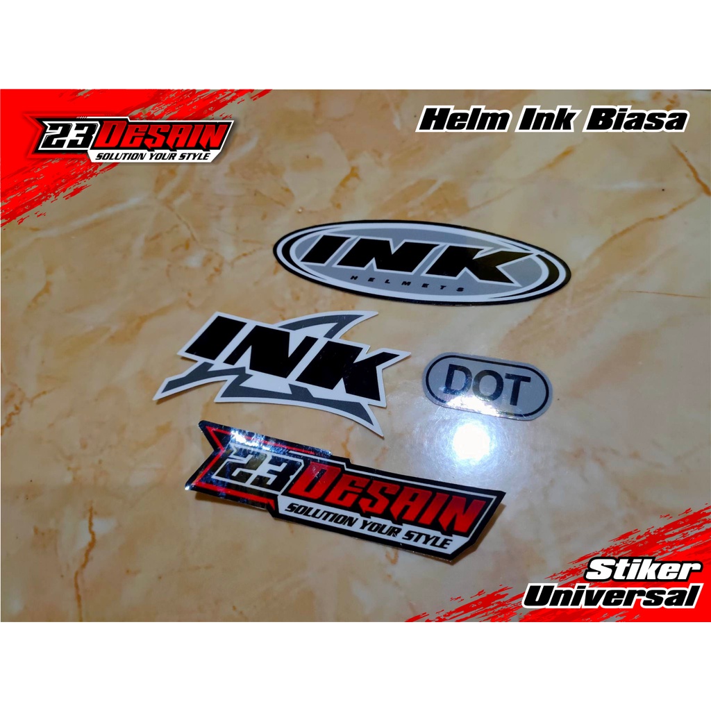 STIKER HELM INK STICKER INK HELM INK CENTRO HELMET INK