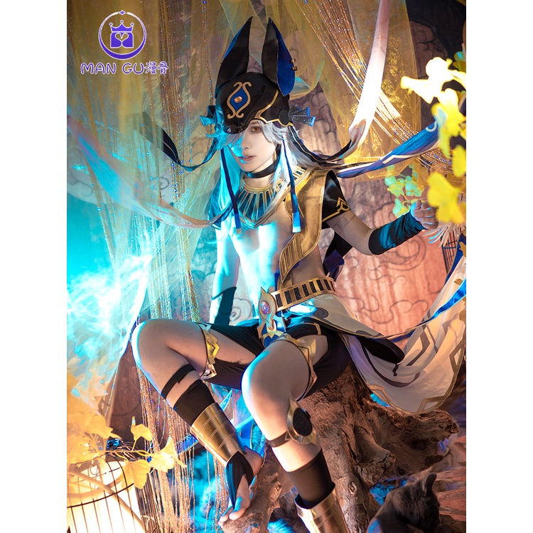 MANGU - Cyno Costume - size M + HAT - Genshin Impact Cyno cosplay costume - costume cosplay CYNO Gen