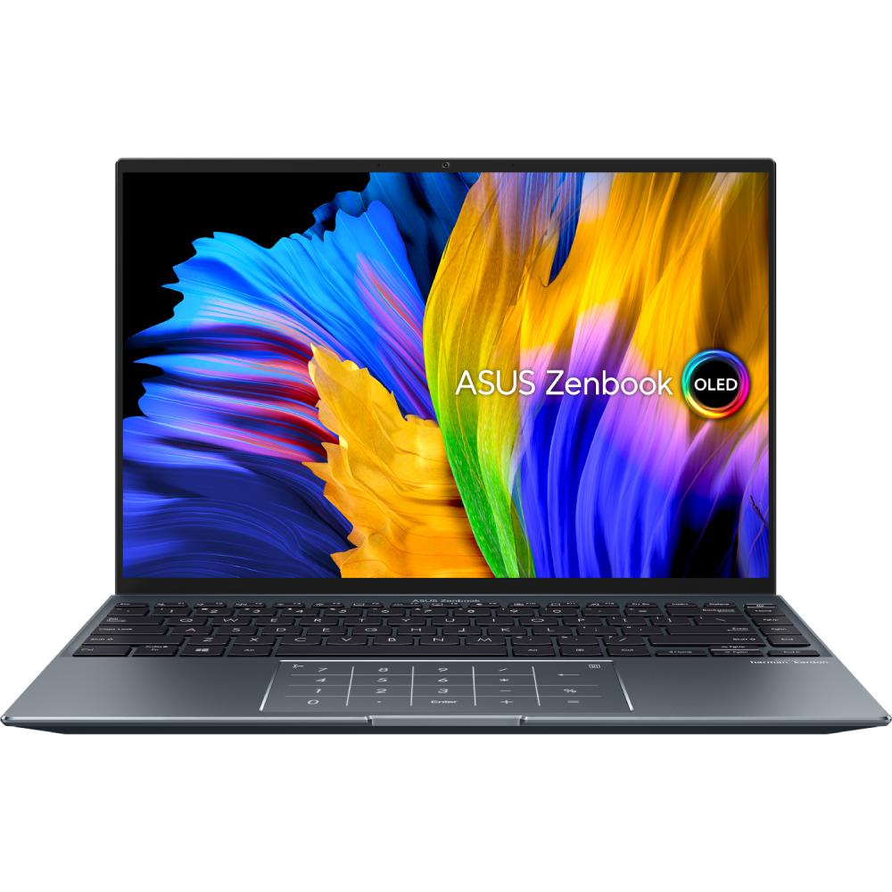 LAPTOP ASUS ZENBOOK 14 OLED UX5401EA OLED553 TOUCH EVO I5 1135G7 8GB 512SSD IRISXE W11+OHS 14.0 2.8K BLIT FP NPAD GRY