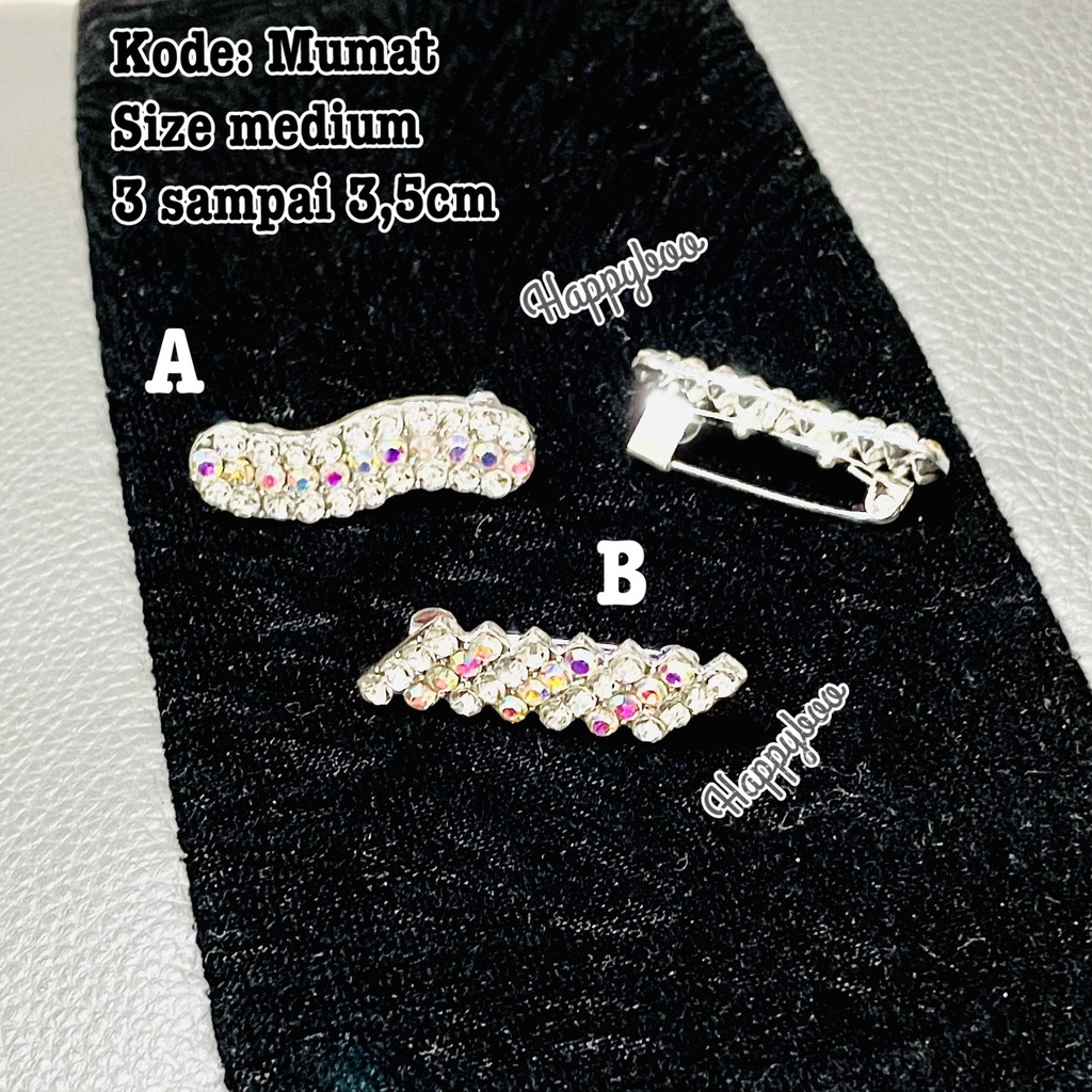 bros jilbab bros dagu bros mutiara silver gold bunga / matahari pin bross aksesoris jilbab mumat