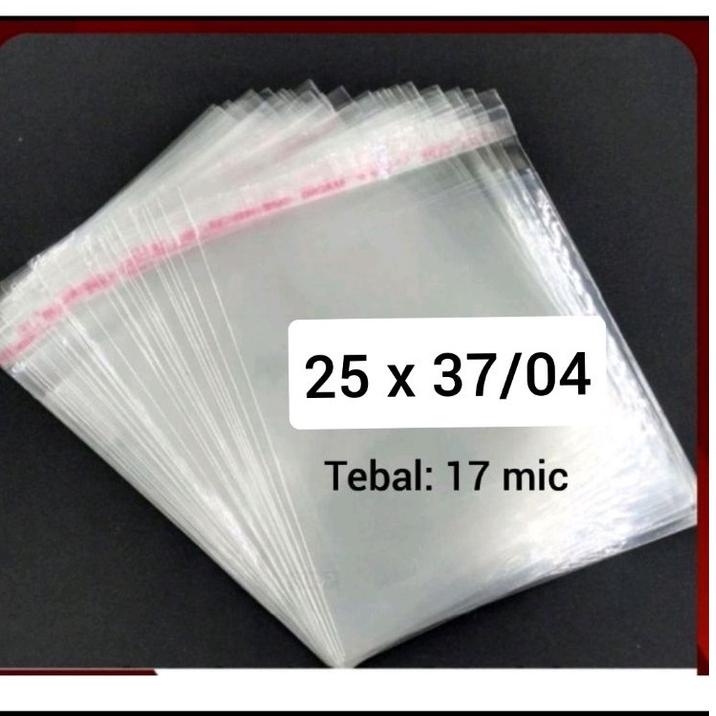 

Silahkan Beli Plastik tipis bening seal lem OPP Baju ukuran 25 x 37 cm /04 100 lembar dengan tebal 17 micron