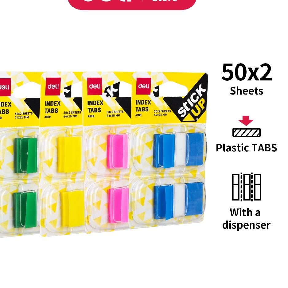 

Dijual Deli Memo Indeks - Tabs "Sign Here" untuk menempatkan tanda tangan dengan jelas 2×50sheets EA10001