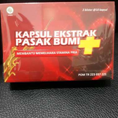 Kapsul Ekstrak PASAK BUMI PLUS Stamina Pria Pasak Bumi