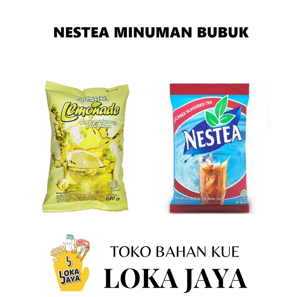 

NESTEA MINUMAN BUBUK POWDER RASA LEMONADE 640G & LYCHEE 560G