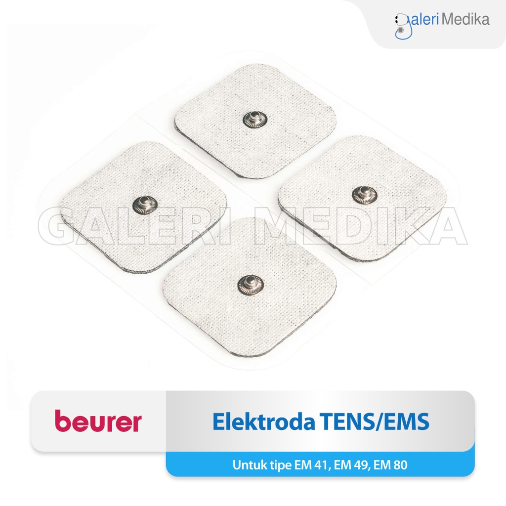 Electrode Set atau Pad untuk Beurer EM 41/ EM 49/ EM 80 ( 1 Box Isi 8Pcs ) / Pad Beurer EM41 / EM49 / EM81