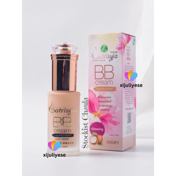 PROMO  Batrisyia Herbal BB Cream Sunscreen / Foundation / Batrisyia BB Sunscreen with VCO & SPF 35++