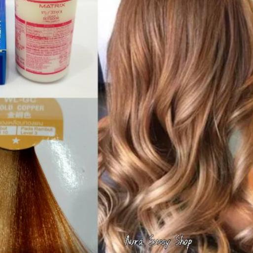 ➪ Matrix Wonder Light Gold Copper WL-GC 90 ml oxidan 135 ml ☝