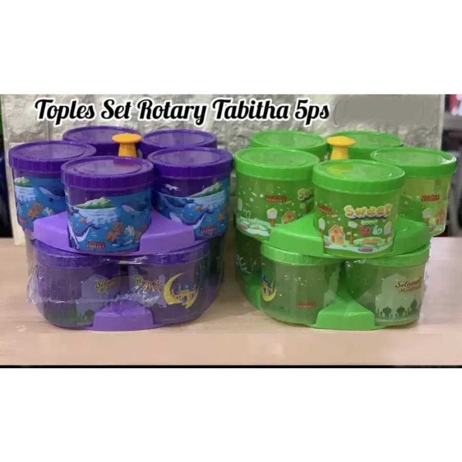 CINSTORE TABITHA ROTARY TOPLES NAMPAN SERBAGUNA - SET TOPLES LEBARAN - TOPLES KUE TABITHA