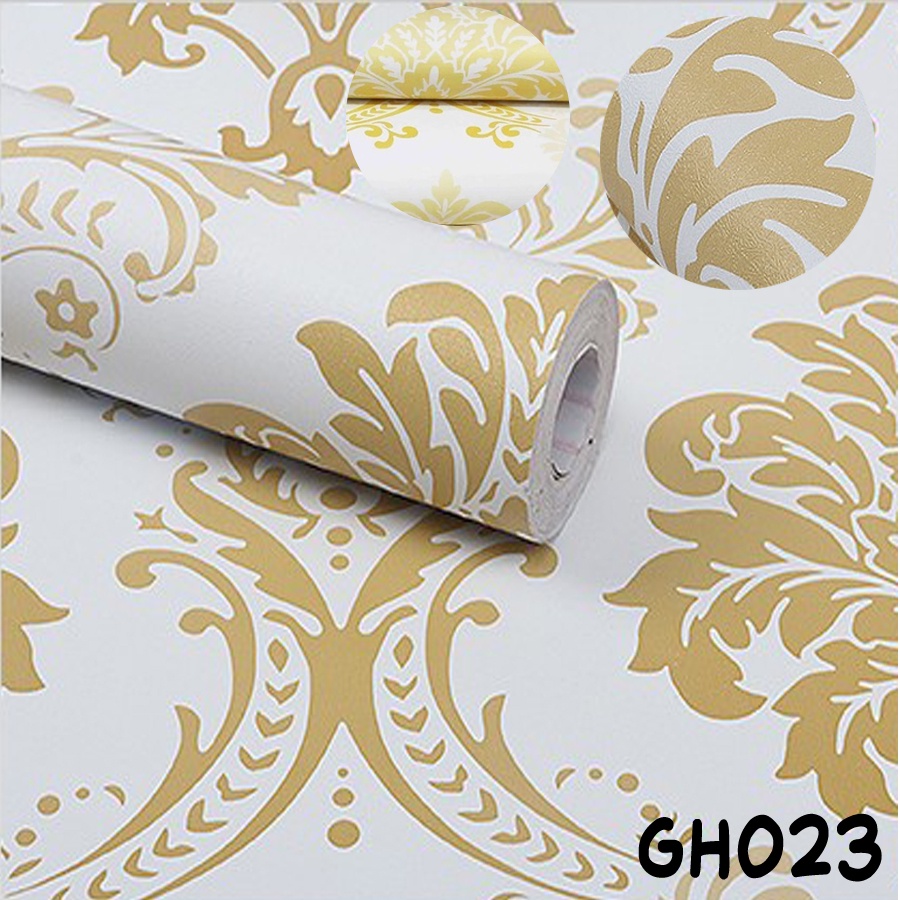 PROMO!! PAKET 2  ROLL Wallpaper Bahan PVC non transparan, waterproof MOTIF BATIK