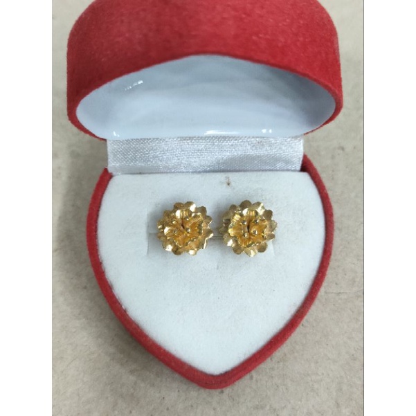 giwang rose 1 gram emas muda