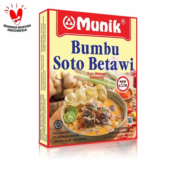 

[Ready-Stock] Bumbu Soto Betawi Munik - 125 gr