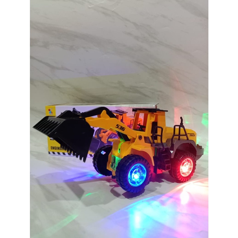 Mainan Truck Beko Buldozer Konstruksi Besar