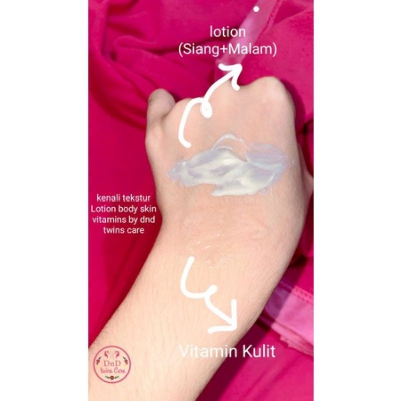 (READY STOK) Lotion vitamins body skin by Dnd Twins Care