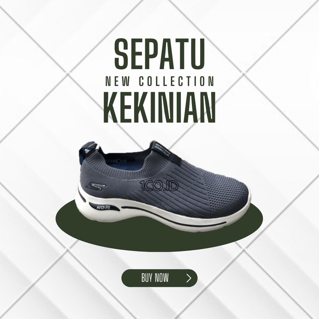 SEPATU SKECHERS GOWALK ARCH FIT ICONIC SLIPON
