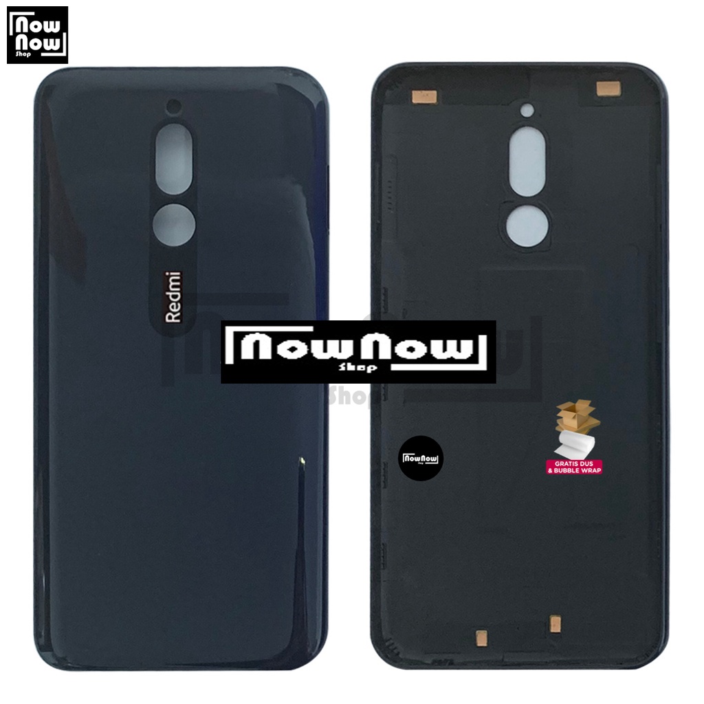 Backdoor Tutup Belakang Baterai Xiaomi Redmi 8 M1908C3IC MZB8255IN M1908C3IG M1908C3IH Backcover Back Casing Housing Cover Belakang Back Case Panel Replacement