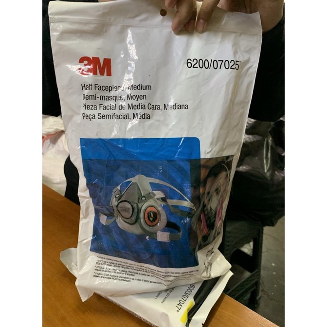 Masker 3M 6200/ 07025/ Original 3M