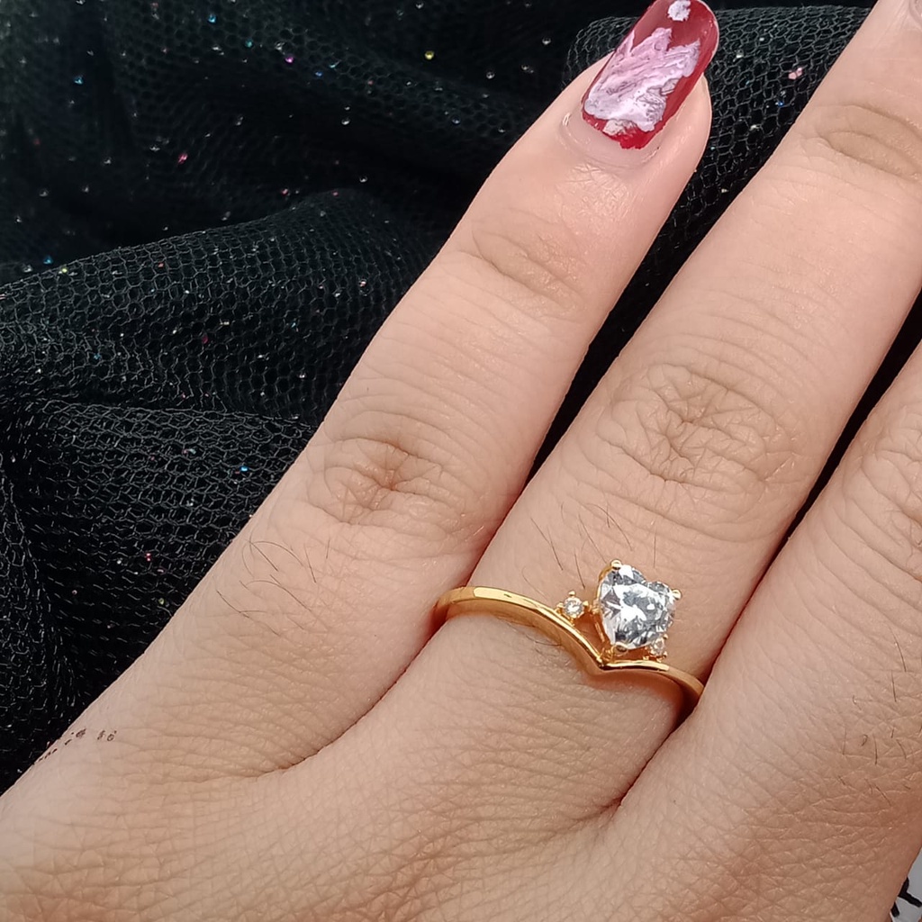 Cincin emas 17k - 1.5 gr kadar 750 -4288