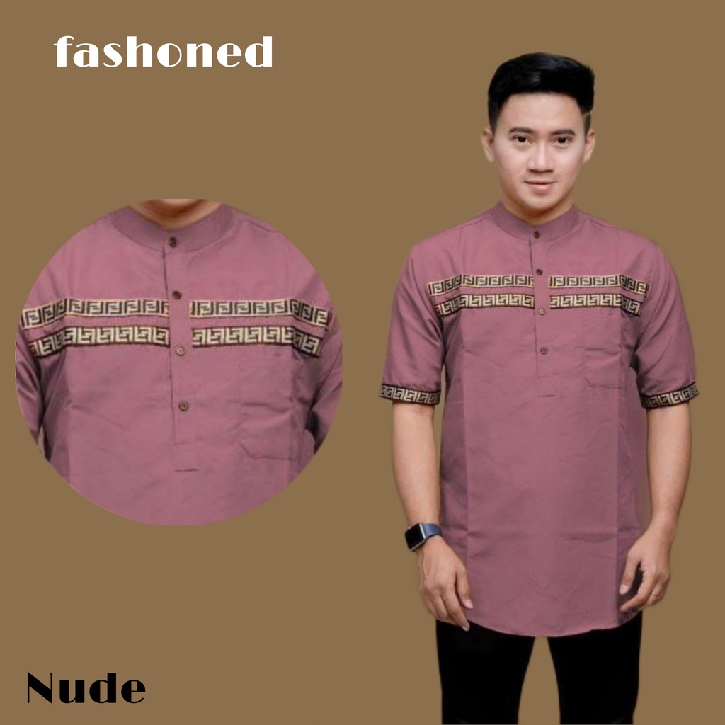 Kurta M L XL Kemeja Pria Lengan Pendek Casual Koko Pria Matt Katun Toyobo Baju Lebaran Baju Muslim Pria Koko pria terbaru baju koko polos baru koko lebaran terbaru hem lebaran pria koko kurta hitam putih sage mint navi bata millo toska mustard lavender