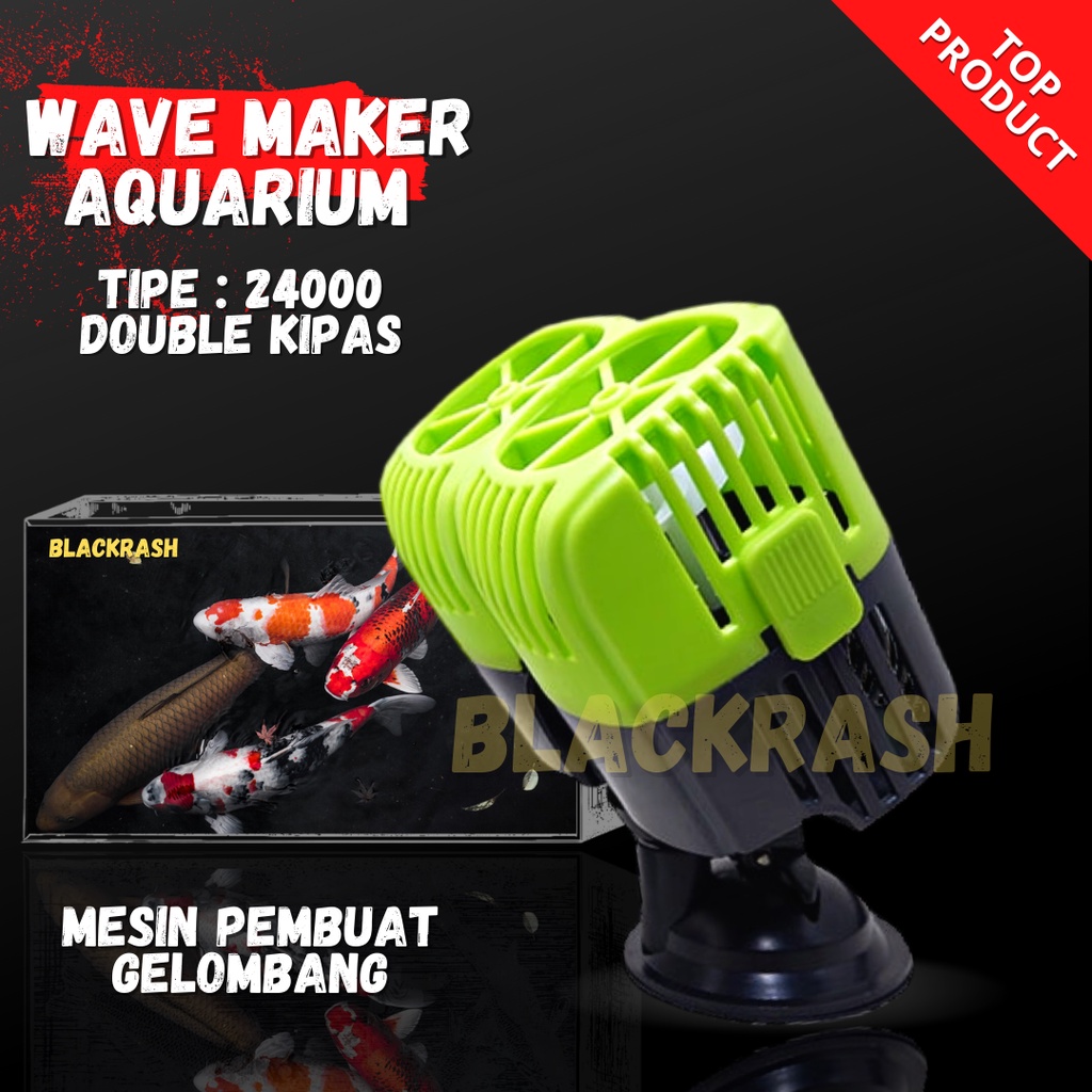 Mesin Wave Maker Kipas Pembuat Ombak Arus Aquarium Kolam ikan 3000 8000 24000