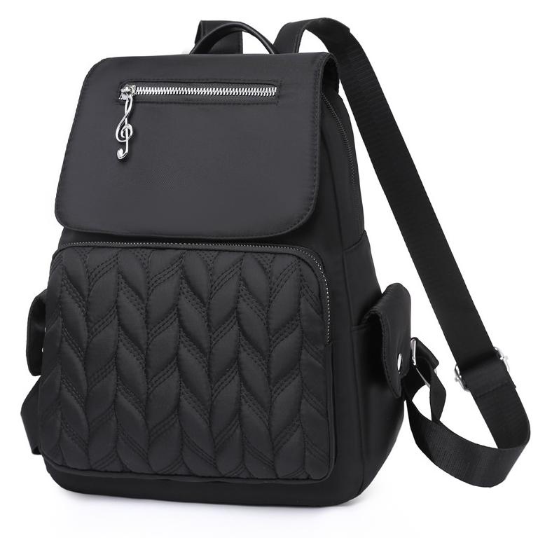 SALE TAS RANSEL WANITA BACKPACK ANTI AIR HITAM MAHELA TA490B5 IMPORT BRANDED GENDONG PUNGGUNG BESAR 
