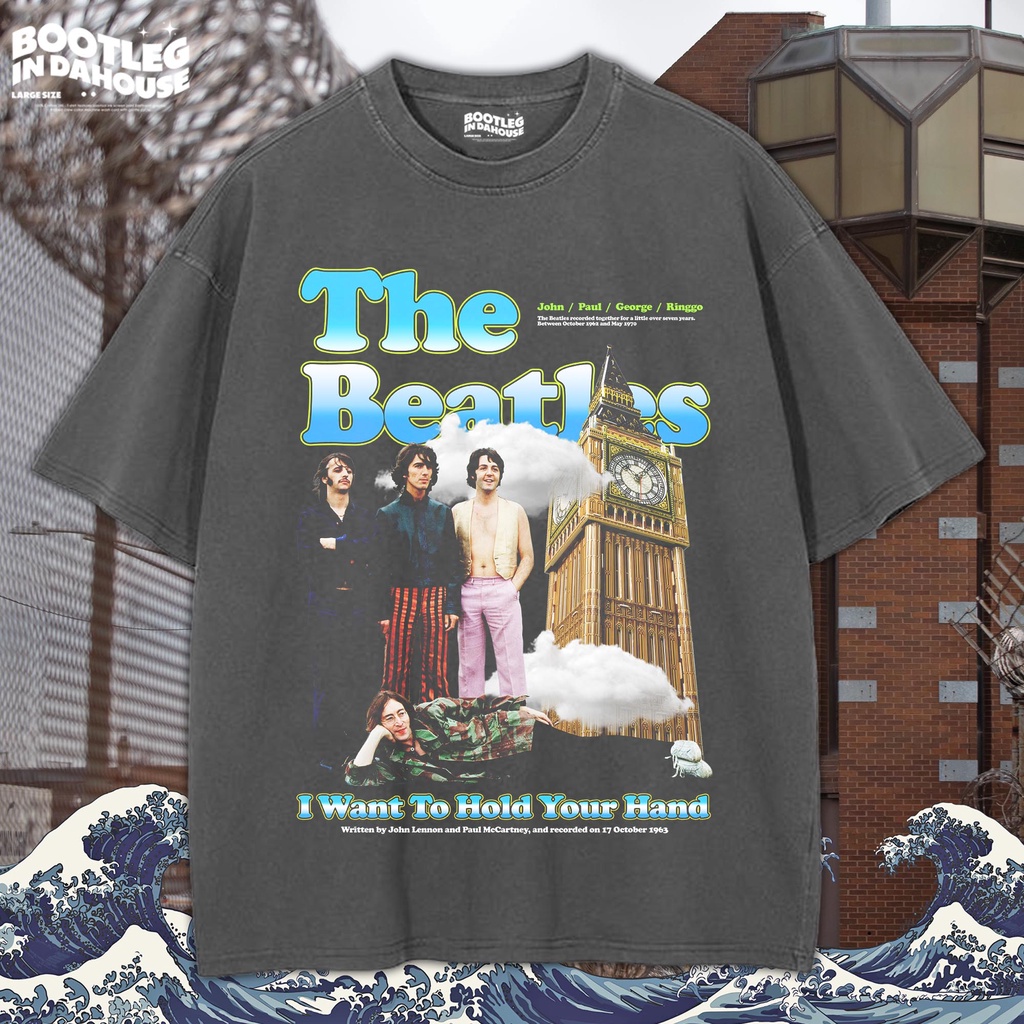 THE BEATLES Oversize T-shirt / Kaos Oversize THE BEATLES