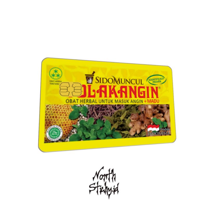 

STICKER ATM/SKIN CARD TOLAK ANGIN||NORTHSTICKY.ID