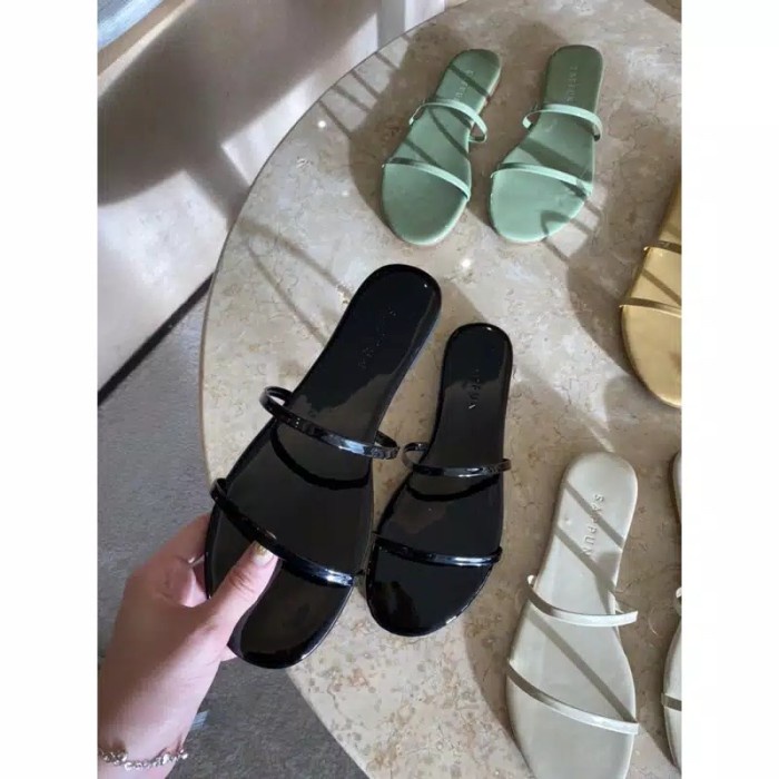 Sappun - Sandal Flat Wanita Korea