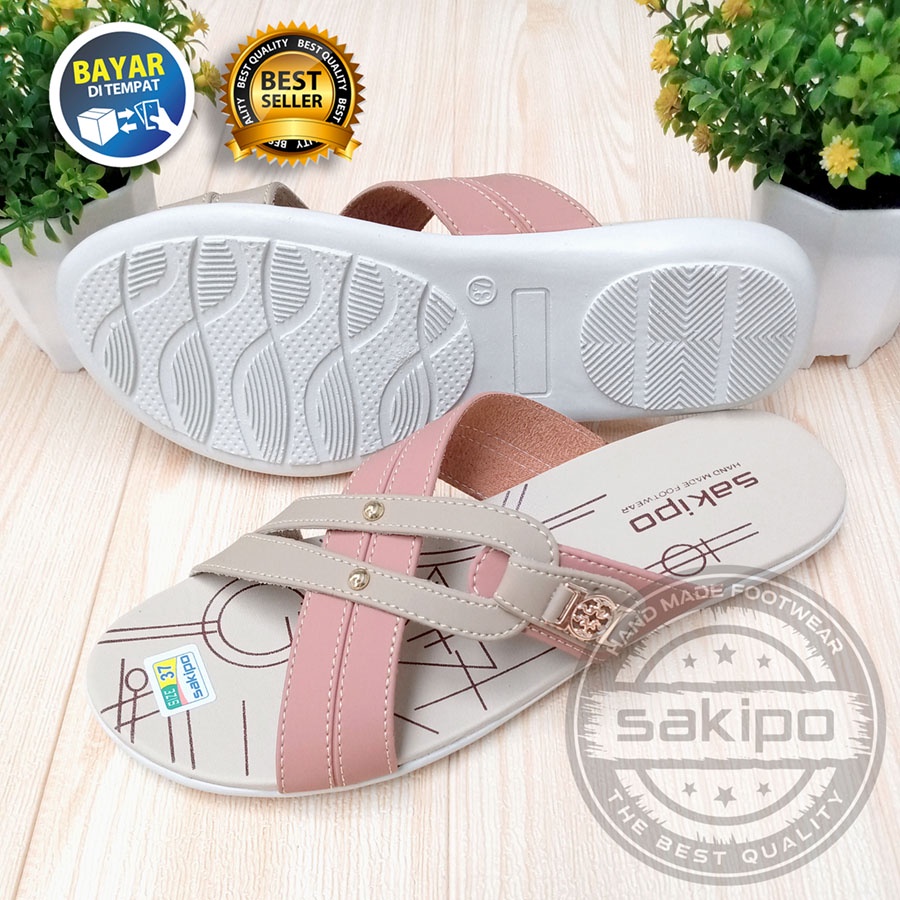 PROMO RAMADHAN SALE !! SANDAL WANITA SLOP SILANG TREPES TANPA HAK TERBARU / SANDAL  SLOP SILANG WANITA DEWASA RINGAN TRENDI / SENDAL SILANG TRENDI KEKINIAN / SENDAL TREPES WANITA TERBARU MURAH / SAKIPO