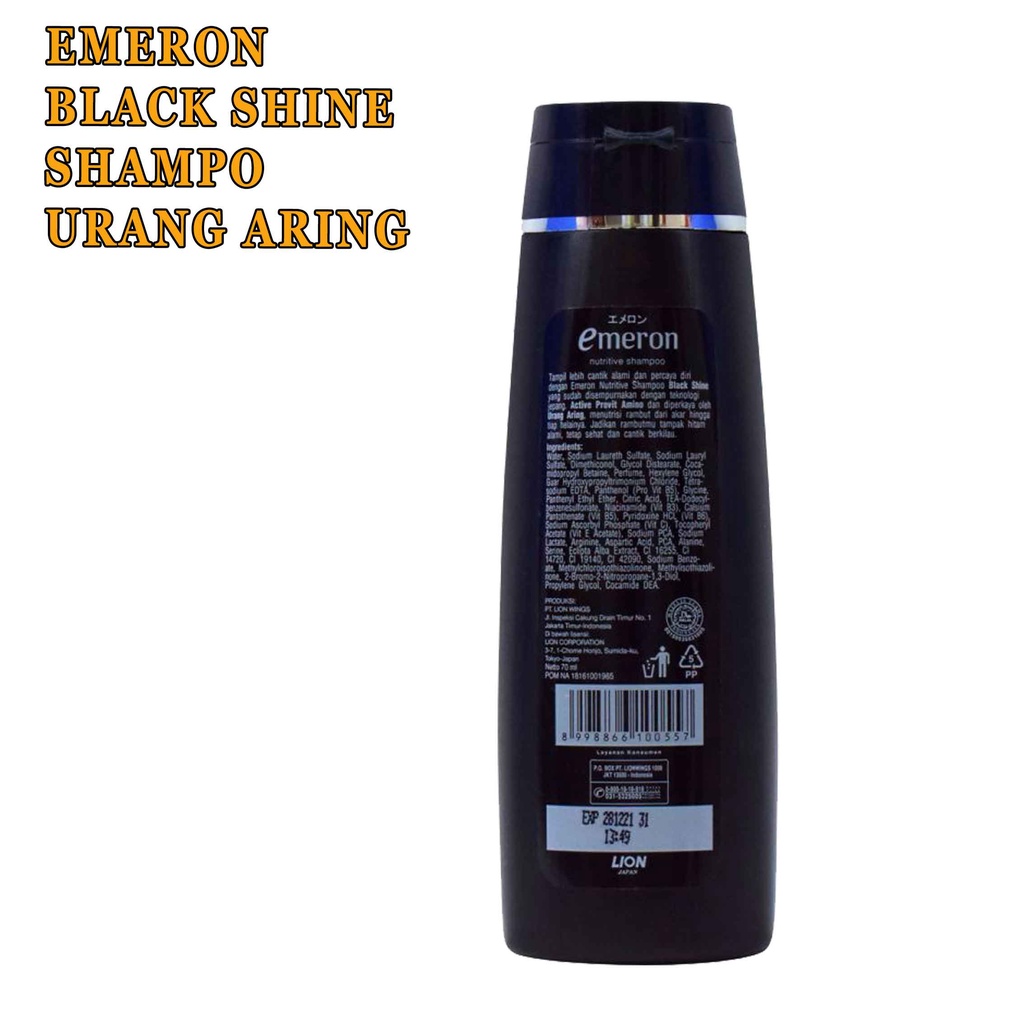 Black Shine Urang Aring* Emeron Sampo* 170ml