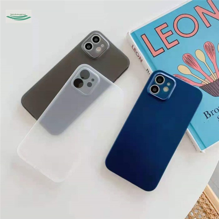 OY022 Soft Case Bahan Pp Matte Transparan Ultra Tipis Untuk Iphone 12