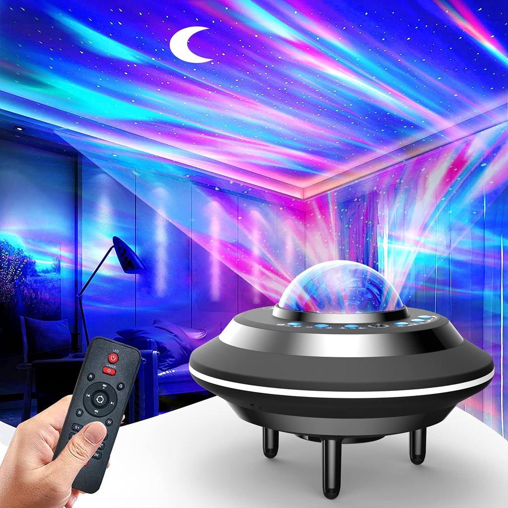 Galaxy Nebula LED Dengan Speaker Langit 2 in 1 - Lamp Starry Projector Light