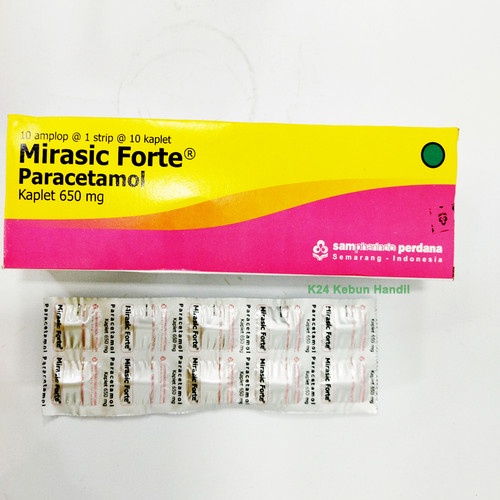 MIRASIC FORTE 650 MG 10 TABLET