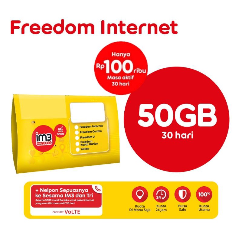 Kuota Indosat Full Kuota Paket Data IM3 Promo 30%