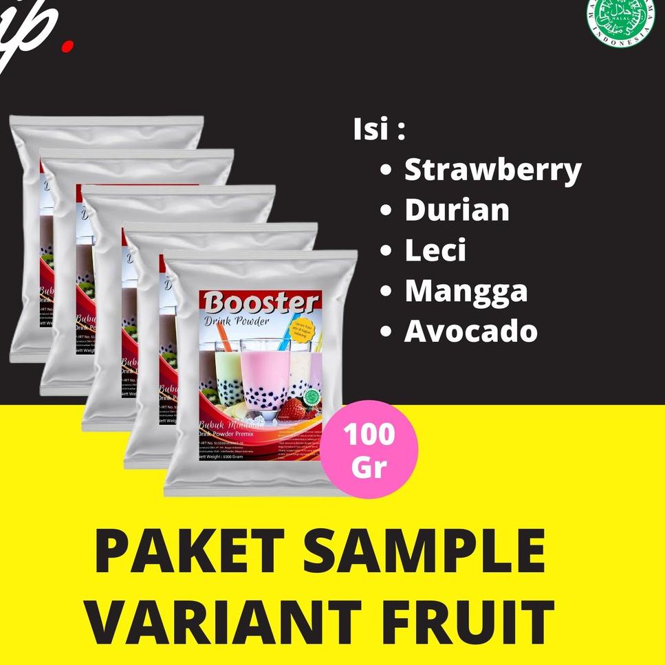 

▼ PAKET SAMPLE Best 5 Varian FRUIT (BUAH) Harga adalah 1 Paket berisi 5 Variant ✱