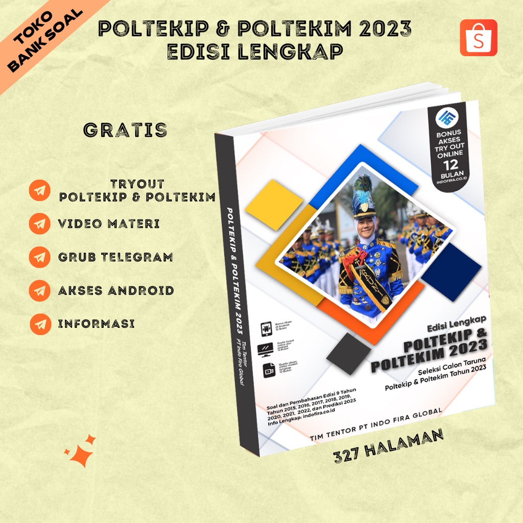 Buku Tes POLTEKIM & POLTEKIP 2024 Kumpulan Soal Poltekip Poltekim 2024 Edisi Lengkap