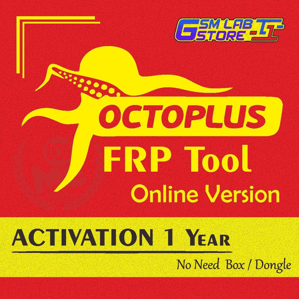 OCTOPLUS FRP TOOL ACTIVATION DIGITAL LISENCE 1 YEAR