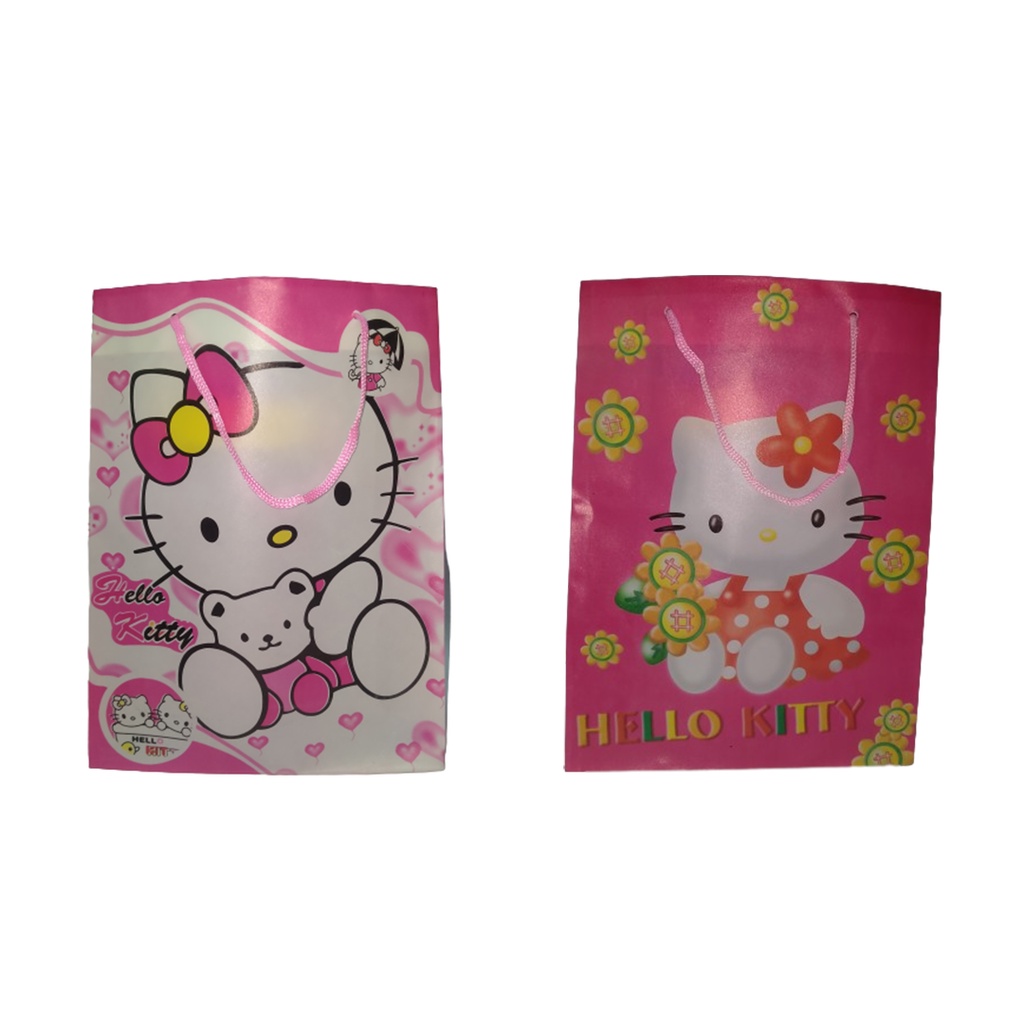 

[12 pcs] Tas Plastik hello Kitty | Tas SOuvenir Hello Kitty | Tas Kado Hello Kitty | Paper Bag Hello Kitty