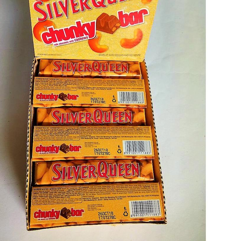 

❇ Delfi Silverqueen Chunky Bar Box (33 gram) ➪