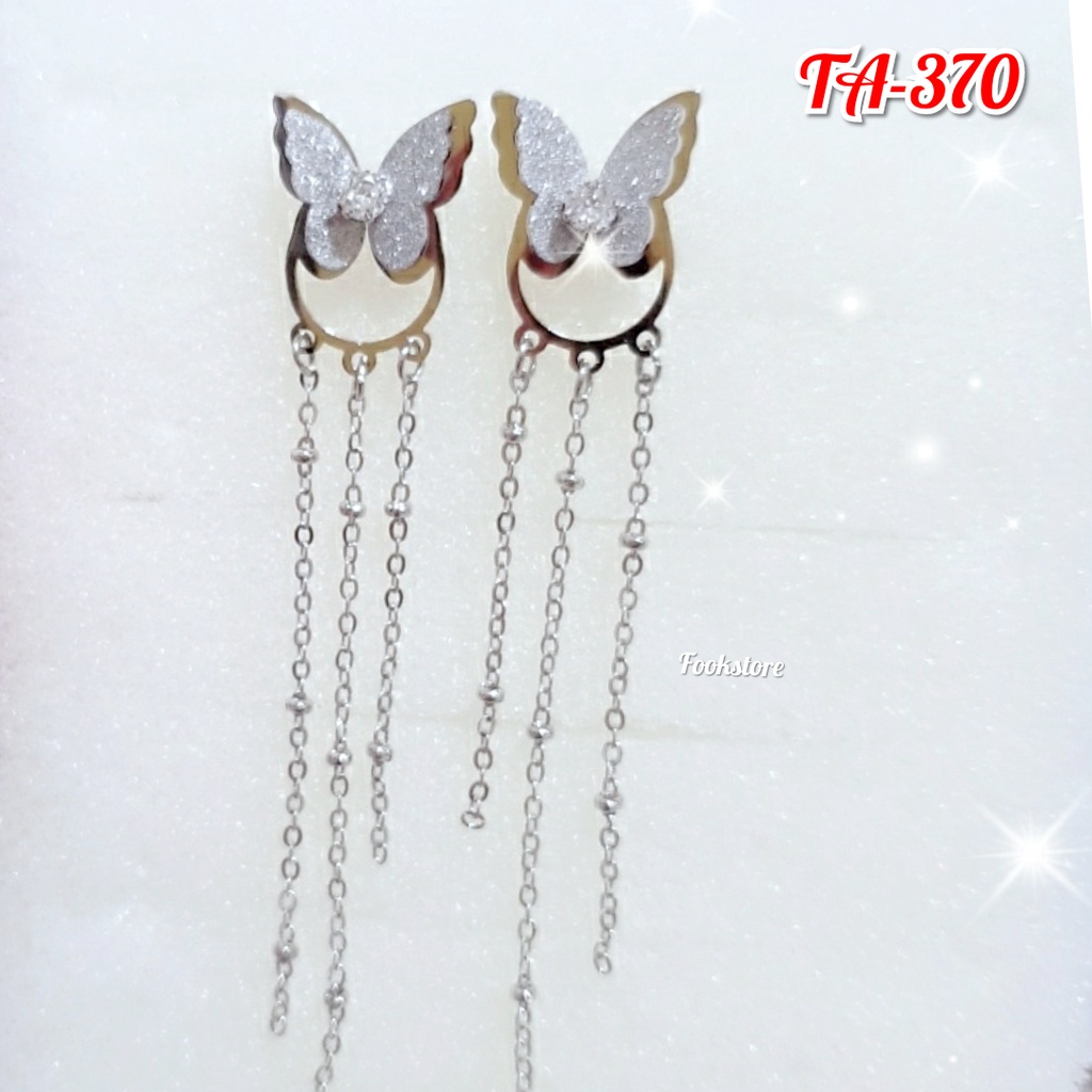 ANTING TITANIUM STYLE WANITA KOREA ANTI KARAT/COD