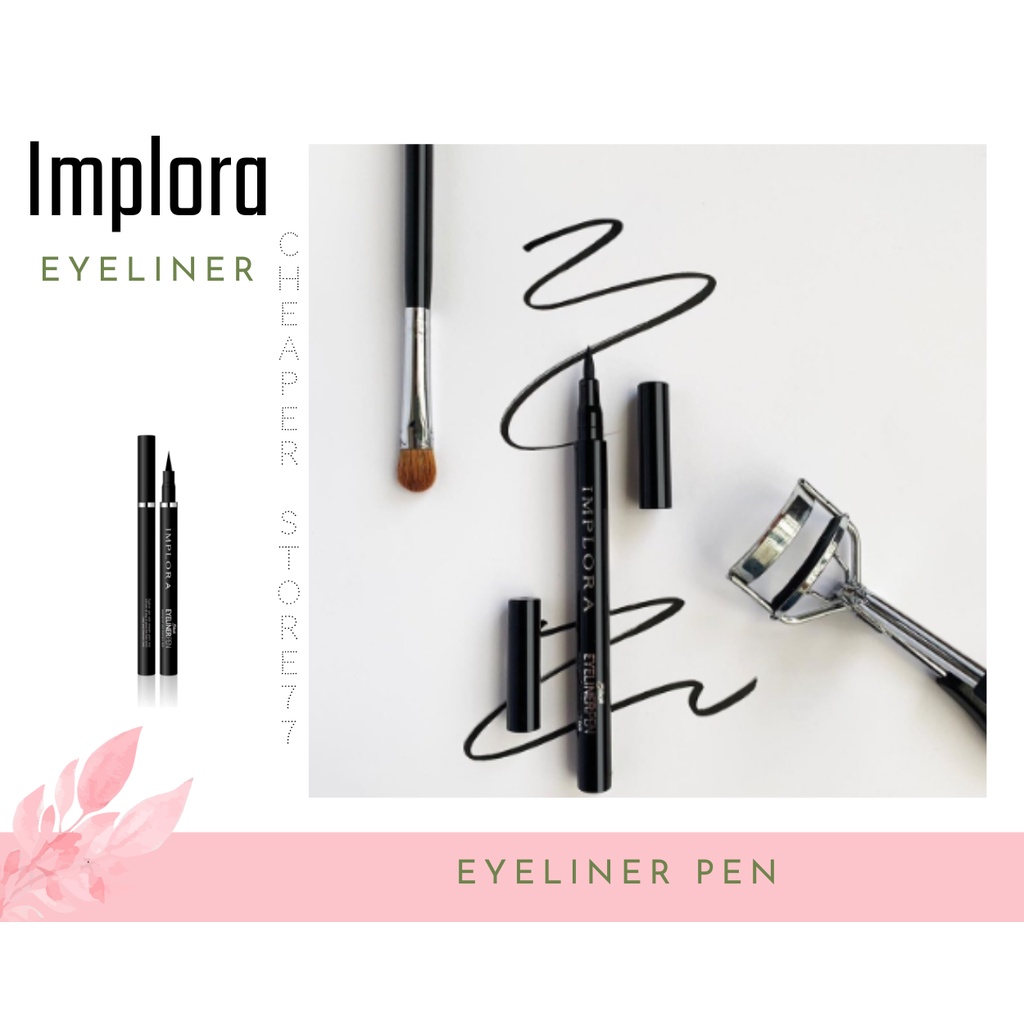 IMPLORA - EYE LINER PEN 1.7 GR &amp; MASKARA 3.8 GR