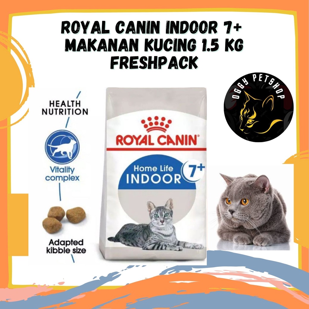 Royal Canin INDOOR 7+ Makanan kucing 1.5 kg Freshpack